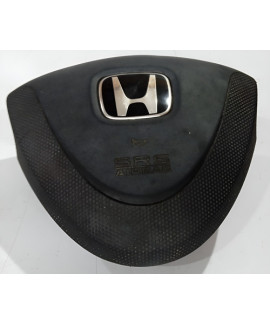Capa Central Volante Honda Fit 2003 - 2008 Preto