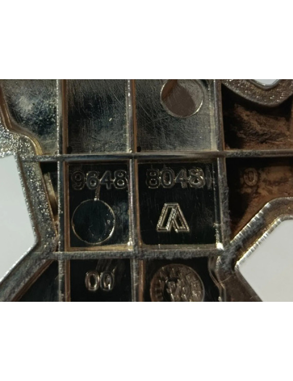 Emblema Tampa Traseira Peugeot 307 Sw 2005 2006 Prateado