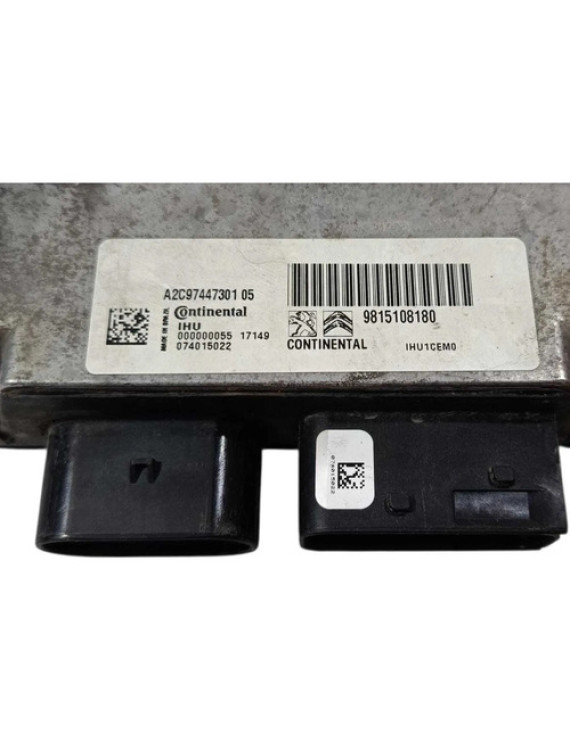 Módulo Injeção Peugeot 208 C3 1.2 12v 2013 - 2017 9815108180