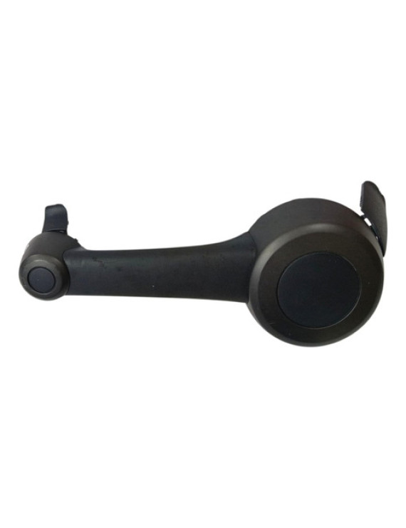 Puxador Porta Traseira Esquerda Crv 2007 - 2011 Preto Traseira