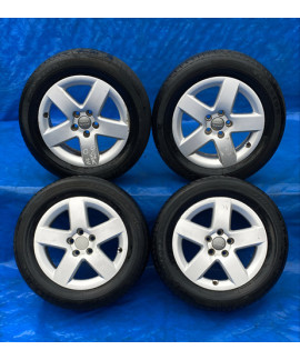 Jogo Rodas Audi A3 2001 A 2005 Aro 15 Preto
