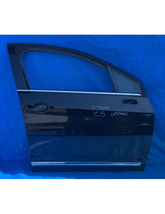 Porta Dianteira Direita C5 Sedan 2008 2009 2010 2011 2012  Dianteira Direito Preto