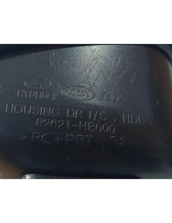 Maçaneta Interna Direita Hb20 2013 - 2018 Preto Dianteira/traseira