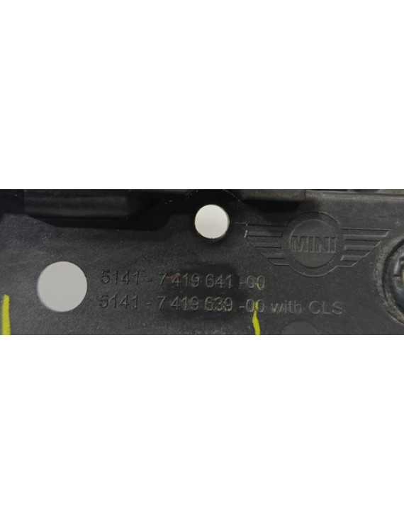 Maçaneta Interna Dianteira Esquerda Mini Cooper S 2013-2018 Preto Dianteira