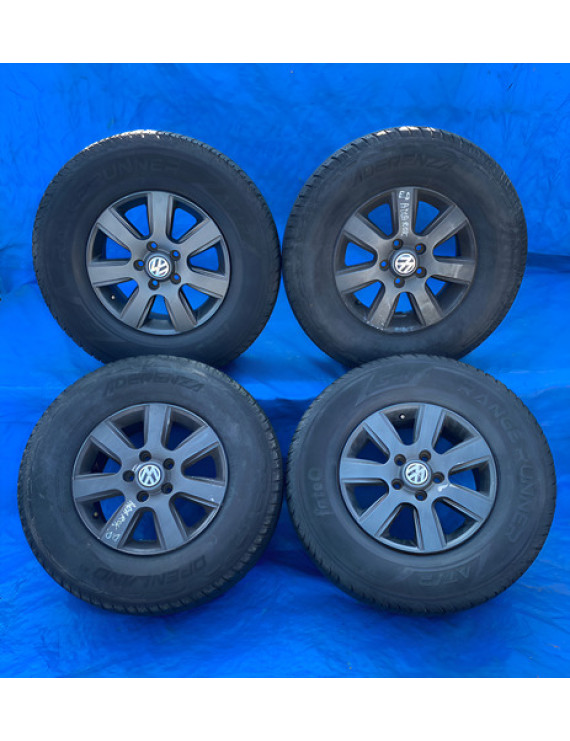 Jogo De Rodas Amarok Aro 16 2012 2013 2014 2014 Prateado