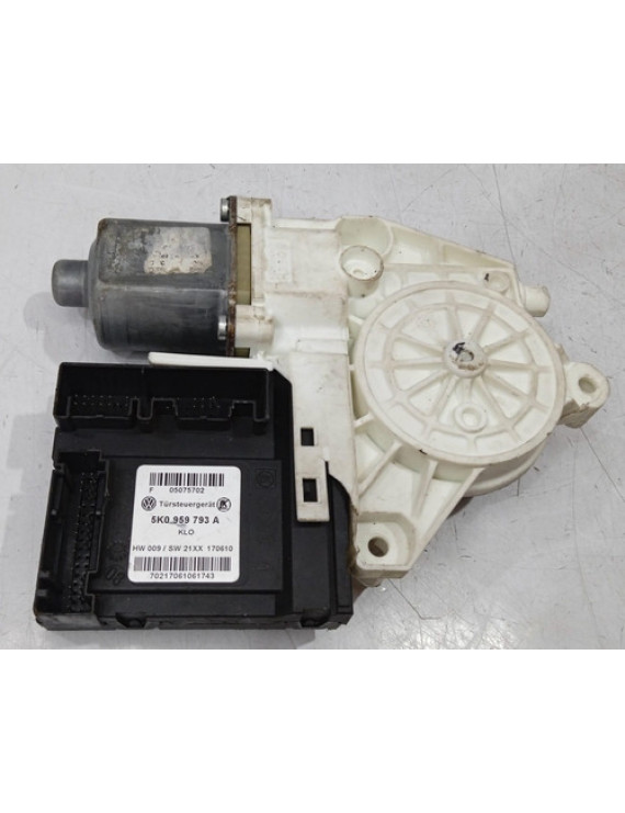 Motor De Vidro Dianteiro Direito Tiguan 2010 - 2016