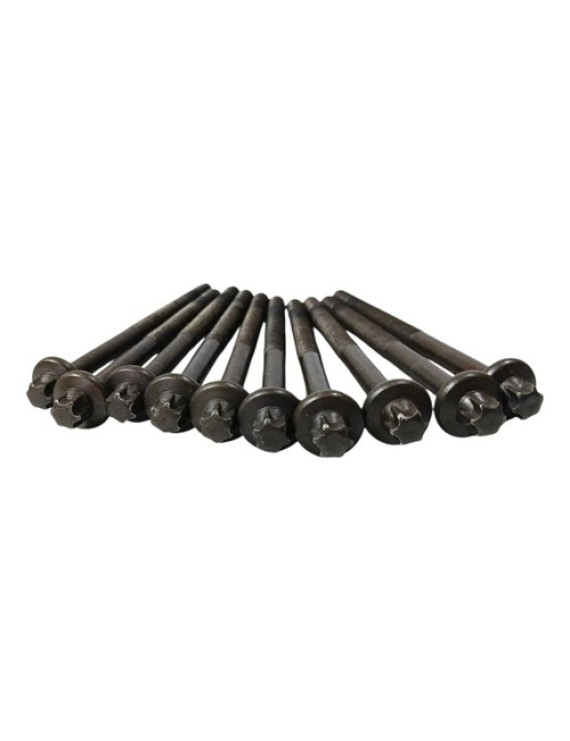 Kit Parafusos Cabeçote Logan 1.0 16v 2008 - 2013 Preto