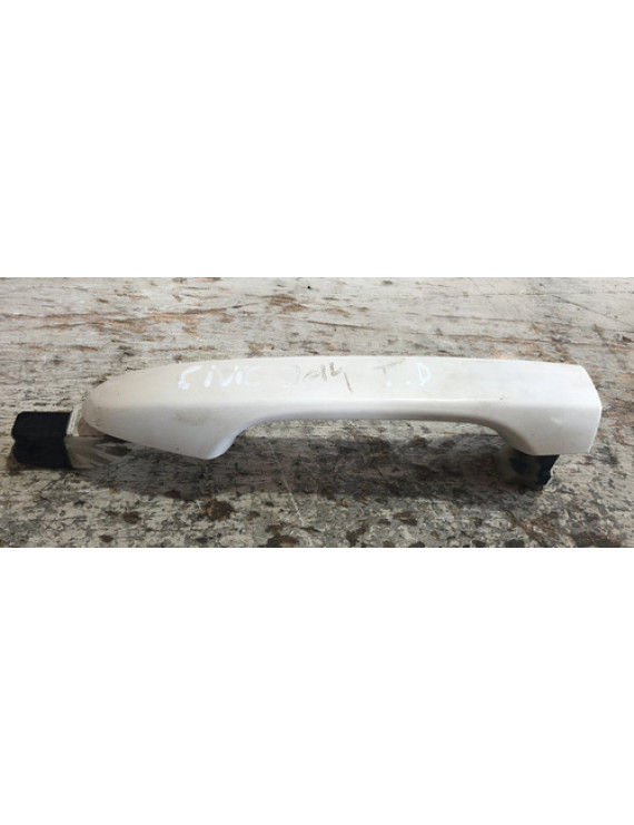 Maçaneta Externa Traseira Direita Civic 2012 2013 2014 2015  Branco