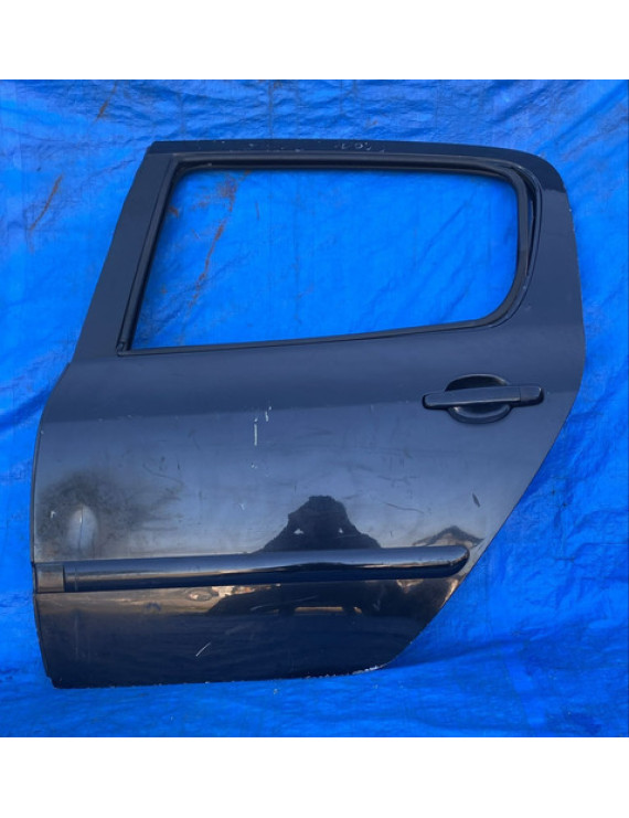 Porta Traseira Esquerda Peugeot 307 2003 Á 2011 Detalhe
