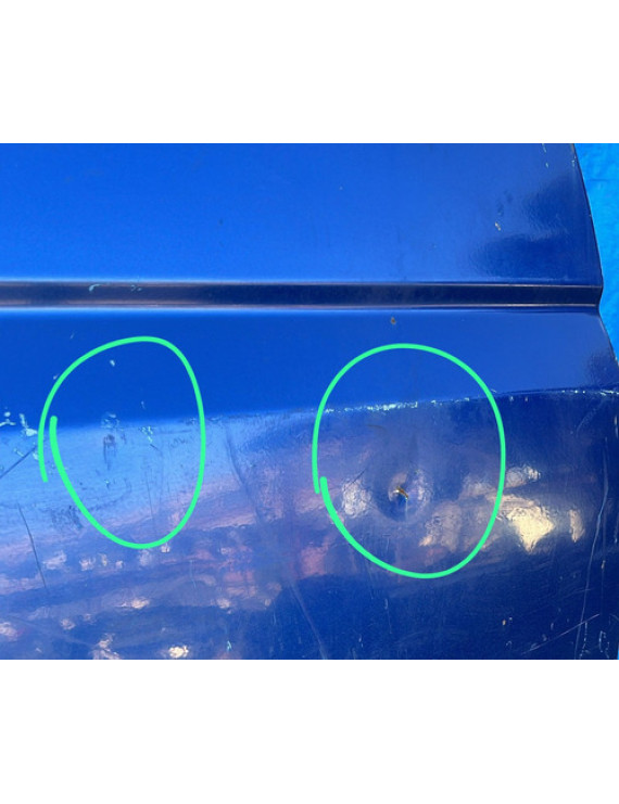 Porta Dianteira Direita Ford F-1000 1993 A 1998 Detalhe - Dianteira - Direita - Azul