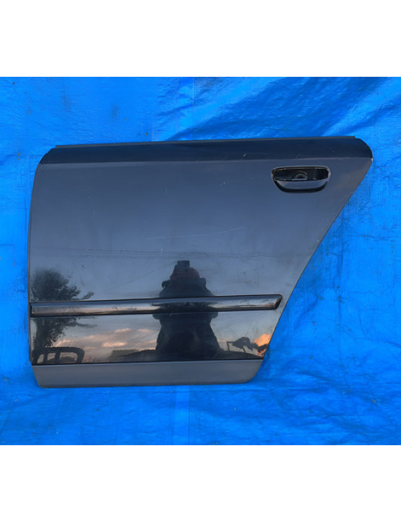 Porta Traseira Esquerda Audi A4 2002 2003 2004 2005 2006 Esquerda Preto