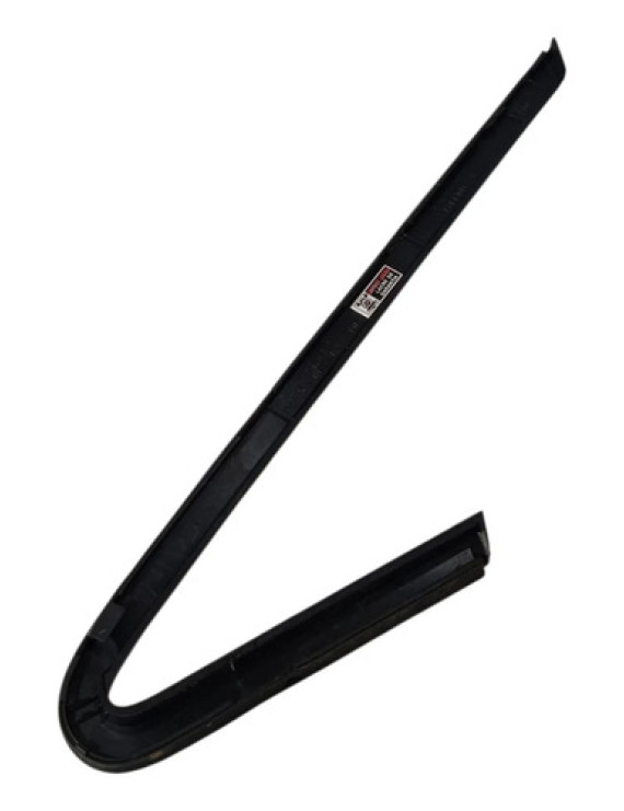 Friso Vidro Fixo Dianteiro Direito New Civic 2007 - 2011 Preto