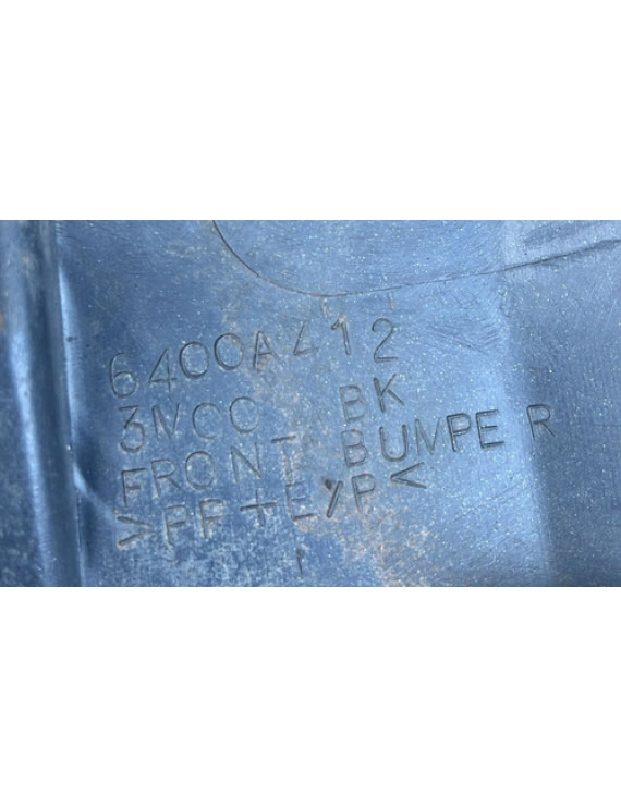 Parachoque Dianteiro Pajero Full 2008 A 2015 / Detalhes Azul-claro