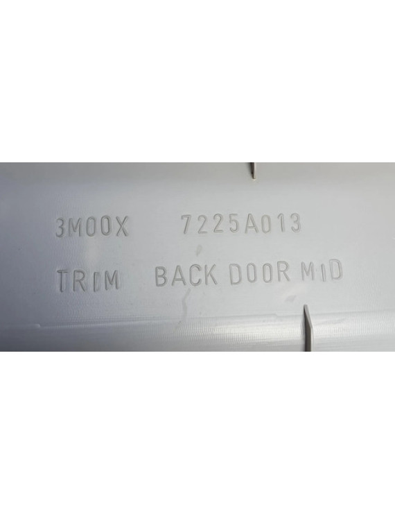 Acabamento Inferior Tampa Traseira Pajero Full 2008 - 2016 Cinza