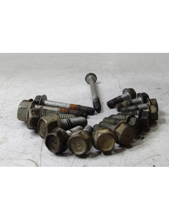 Kit Parafuso Tampa Frontal Motor Cerato 1.6 2014 - 2019 Preto