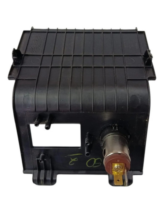 Moldura Acabamento Painel Tomada 12v Hb20 2013 - 2019 Preto