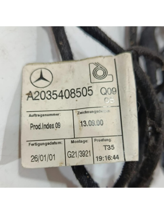 Chicote Porta Traseira Esquerda Mercedes C320 2001 - 2006