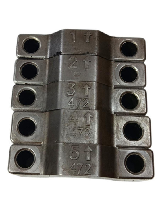 Kit Mancal Virabrequim Chery Qq 1.1 2010 - 2014 Prateado