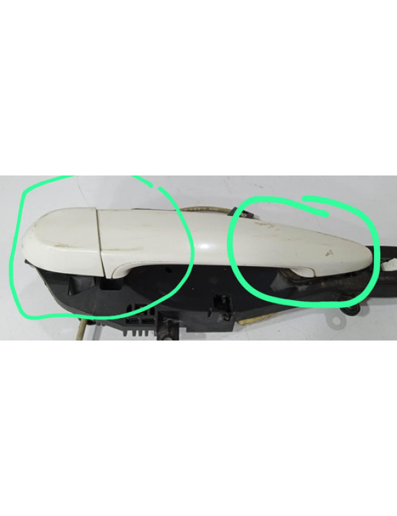Maçaneta Externa Traseira Direita Bmw 320 2009 - 2011 Branco Traseira
