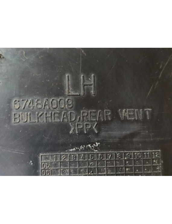 Tampa Acabamento Ventilação Esquerda Pajero Full 2008 - 2016