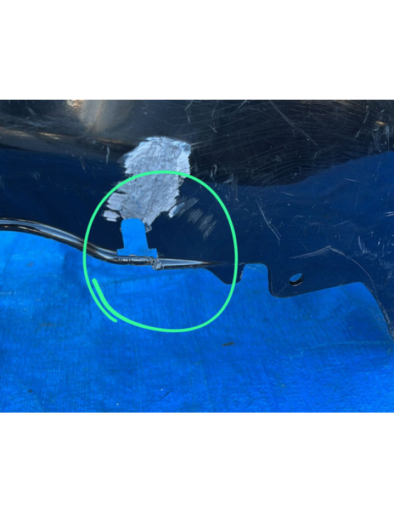 Parachoque Traseiro Honda Fit 2004 A 2008 Detalhe
