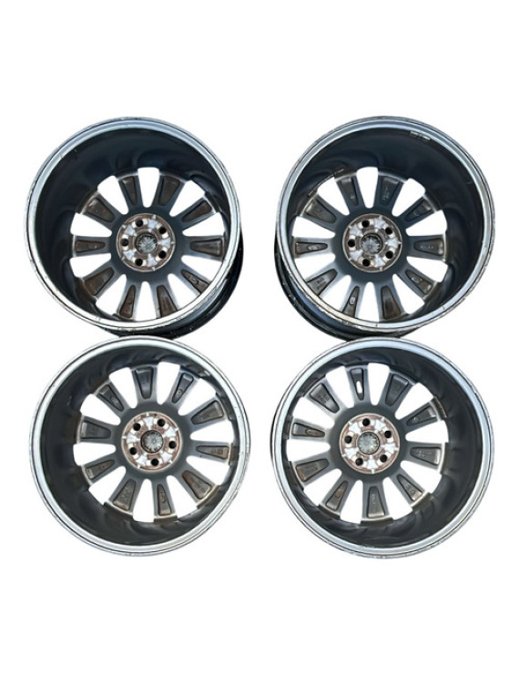 Jogo De Rodas Aro (17) Corolla 2020 2021 2022 2023 2024 Prateado