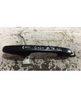 Maçaneta Externa Traseira Esquerda New Civic 2007 - 2011 Preto