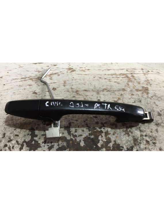 Maçaneta Externa Traseira Esquerda New Civic 2007 - 2011 Preto