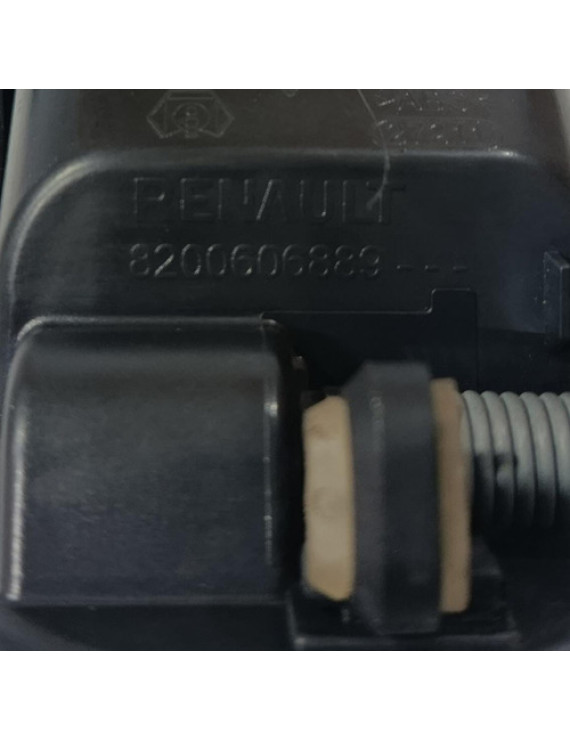 Maçaneta Interna Esquerda Sandero Logan 2008 - 2013 Preto Dianteira/traseira