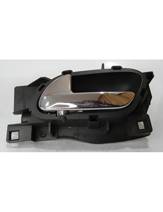 Maçaneta Interna Esquerda Citroen C4 Pallas 2007 - 2013 Preto Dianteira/traseira
