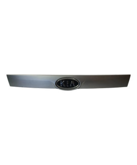 Moldura Aplique Tampa Traseira Kia Picanto 2008 - 2010 Preto