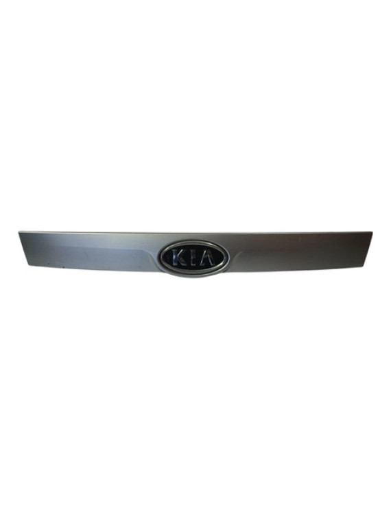 Moldura Aplique Tampa Traseira Kia Picanto 2008 - 2010 Preto