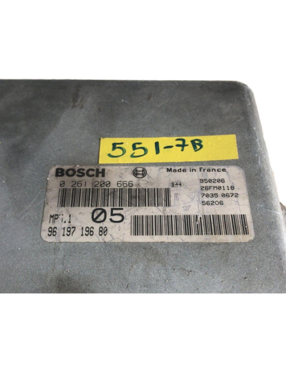 Módulo De Injeção Peugeot 405 Citroen Zx 1.8 / 0261200666