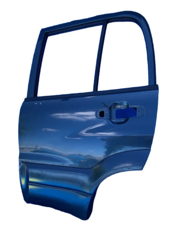 Porta Traseira Esquerda Tracker 2002 A 2008 Traseira Esquerdo Azul