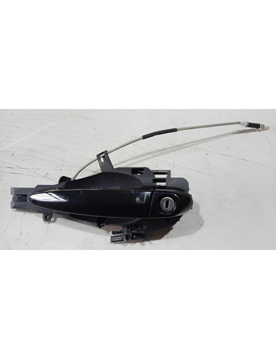Maçaneta Externa Dianteira Esquerda Bmw X6 2012 Preto