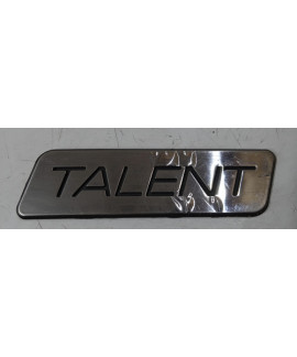 Emblema Talent Tampa Traseira Lifan 530 2015 Prateado
