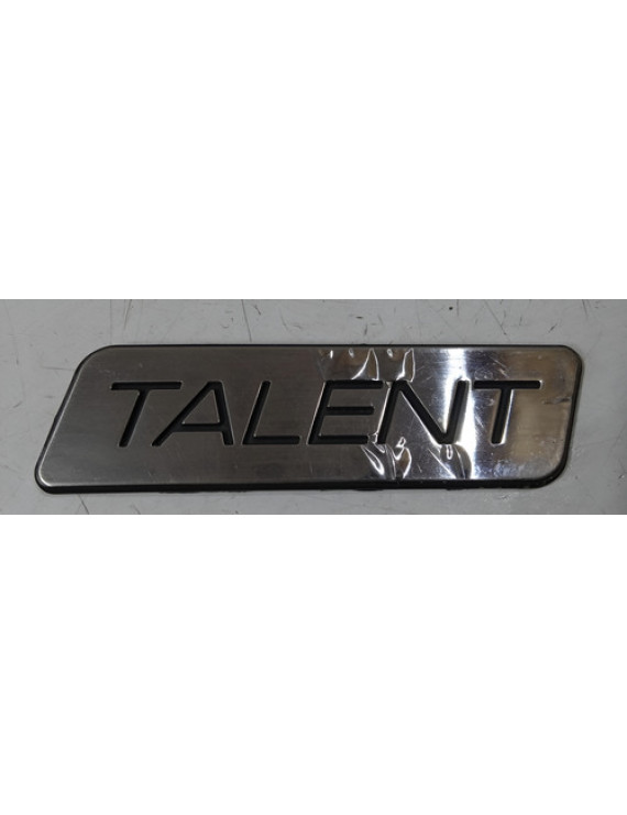 Emblema Talent Tampa Traseira Lifan 530 2015 Prateado