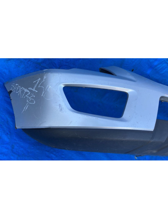 Parachoque Dianteiro Kia Sportage 2006 A 2010 Detalhe Prateado