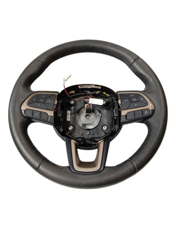 Volante Com Comando Som Jeep Renegade 2015 - 2021 Preto