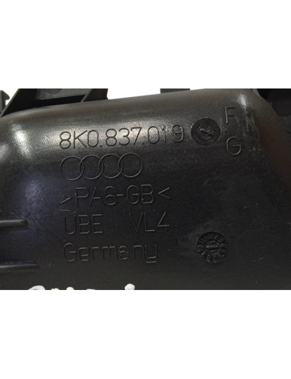 Maçaneta Interna Dianteira Esquerda Audi A4 2007 - 2015 - Preto - Dianteira