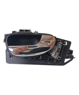 Maçaneta Interna Dianteira Direita Peugeot 307 2005 - 2012 Preto Dianteira
