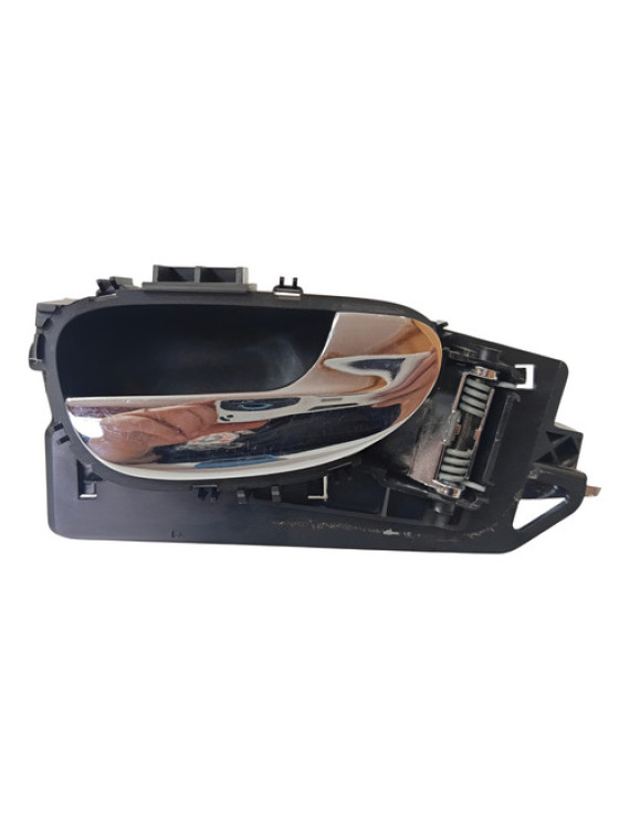 Maçaneta Interna Dianteira Direita Peugeot 307 2005 - 2012 Preto Dianteira