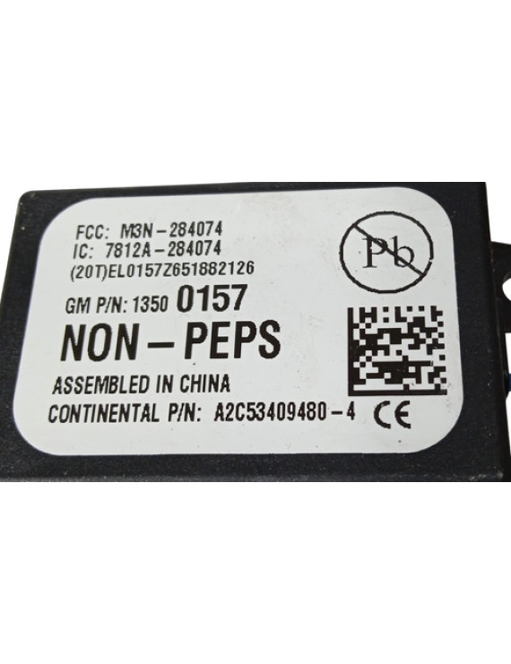 Antena Imobilizador Comutador Spin 2013 - 2018 M3n284074 Preto