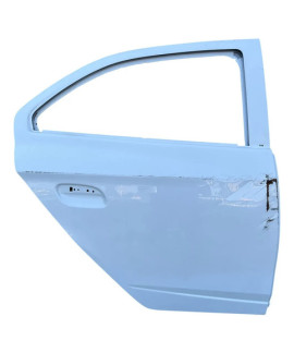 Porta Traseira Direita Gm Onix 2013 A 2019 Pra Recuperar Traseira Direita Branco