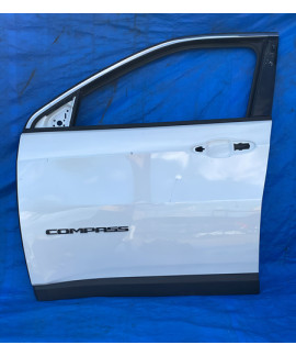 Porta Dianteira Esquerda Jeep Compass 2016 Á 2021 Dianteira Esquerda Branco