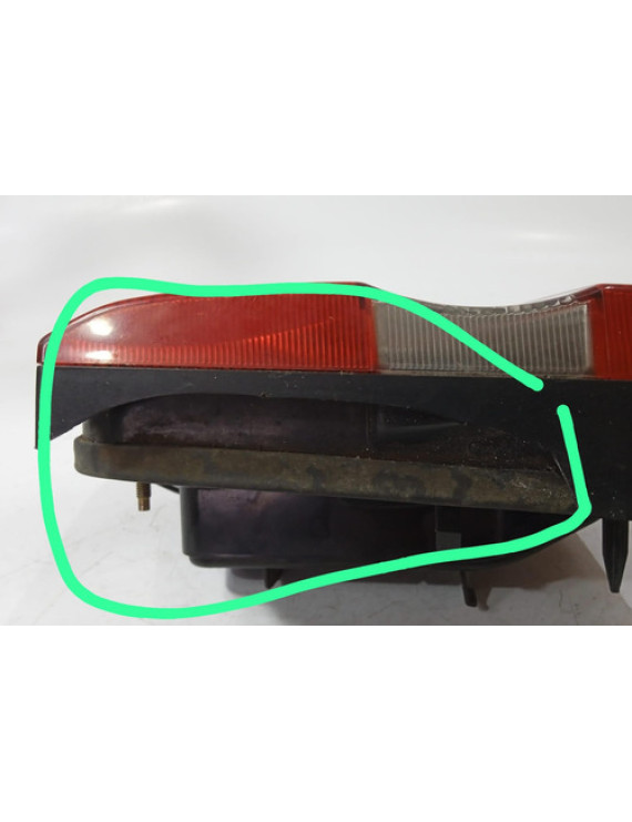 Lanterna Esquerda Tampa Traseira Volvo S70 Sedan 1998 Esquerdo/motorista Vermelho