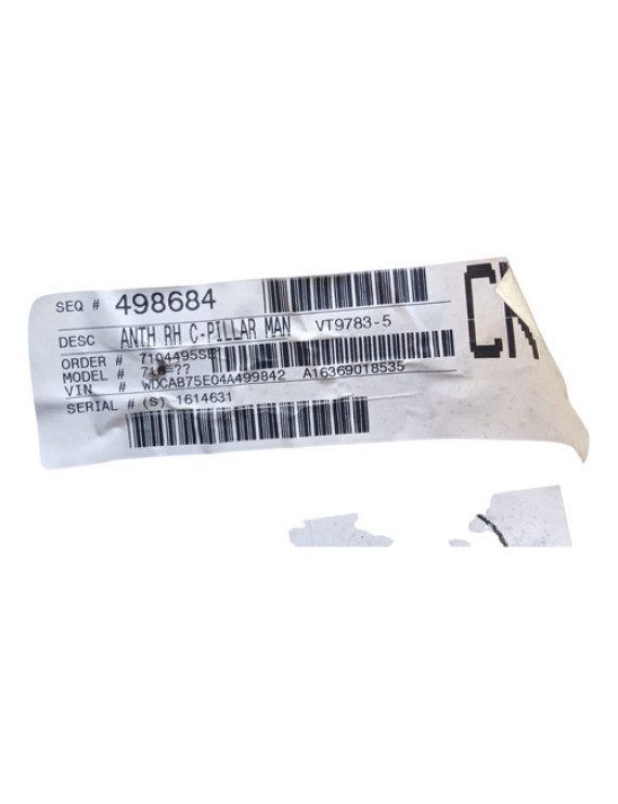 Acabamento Porta Malas Direto Mercedes Ml500 2004 - 2006