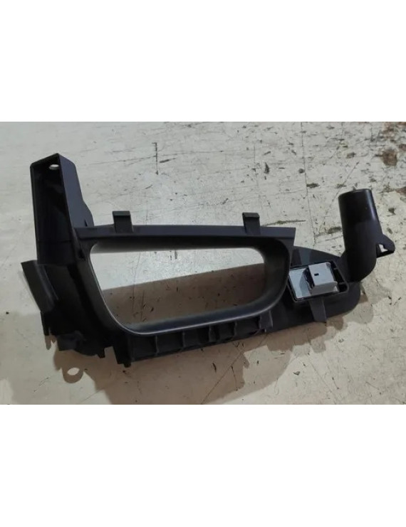 Puxador Porta C/ Botao Vidro Dianteiro Direito A4 2009-2015 Preto