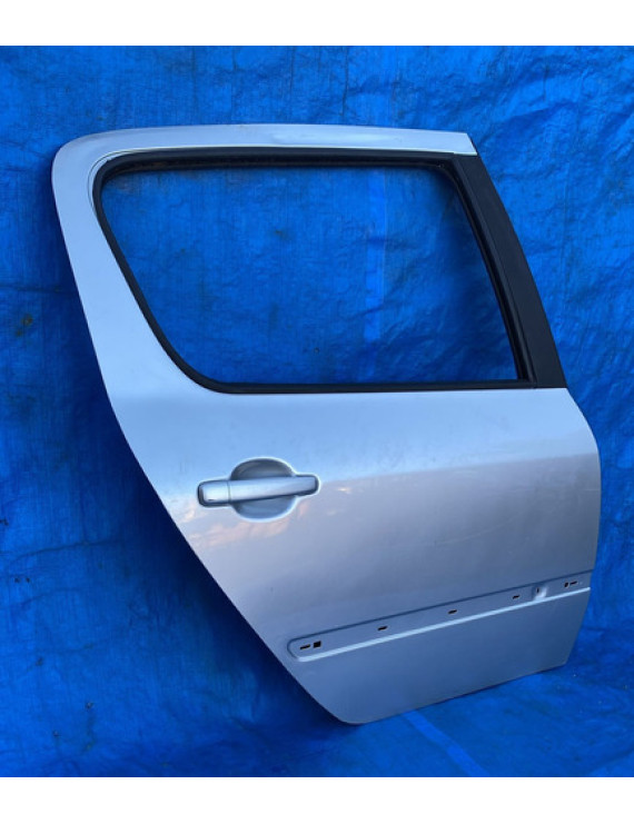 Porta Traseira Direita Peugeot 307 2002 Á 2012 Traseira Direita Prateado