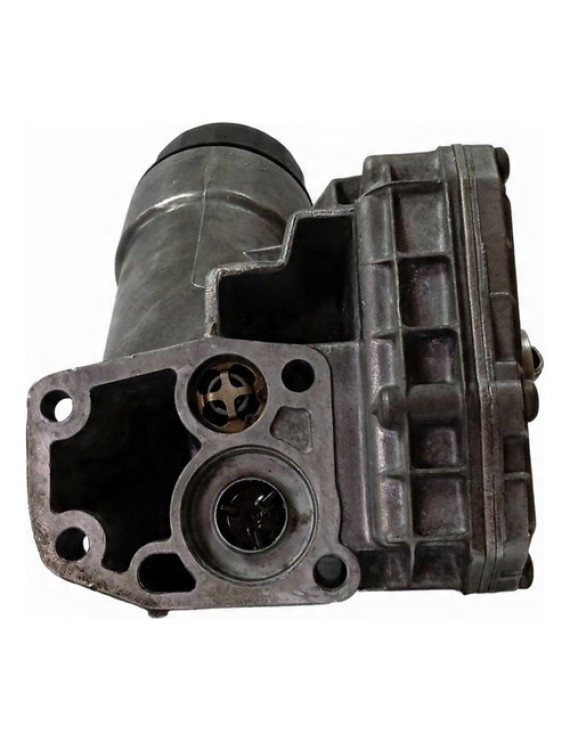 Suporte Filtro De Óleo Mercedes C280 3.0 1997 1998 Prateado